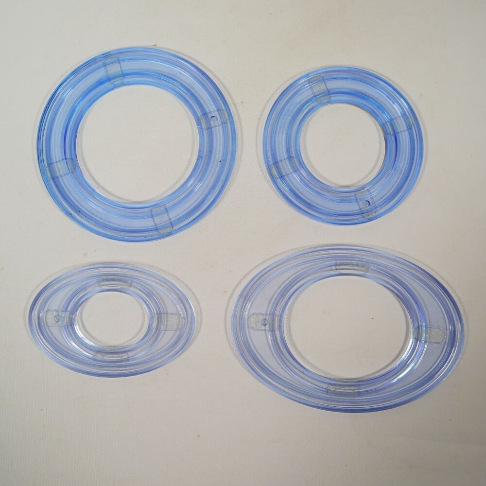 Creative Memories Cutting System Patterns Circles & Ovals Lot Of 4